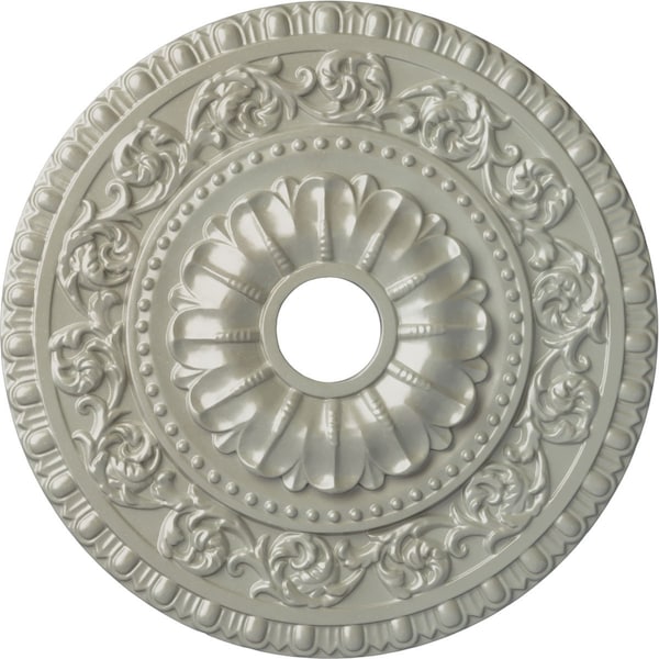 Ekena Millwork Vaduz Ceiling Medallion (Fits Canopies up to 3 1/2"), 23 1/2"OD x 3 1/2"ID x 2 1/8"P, Flash Copper CM23VAFCS - main